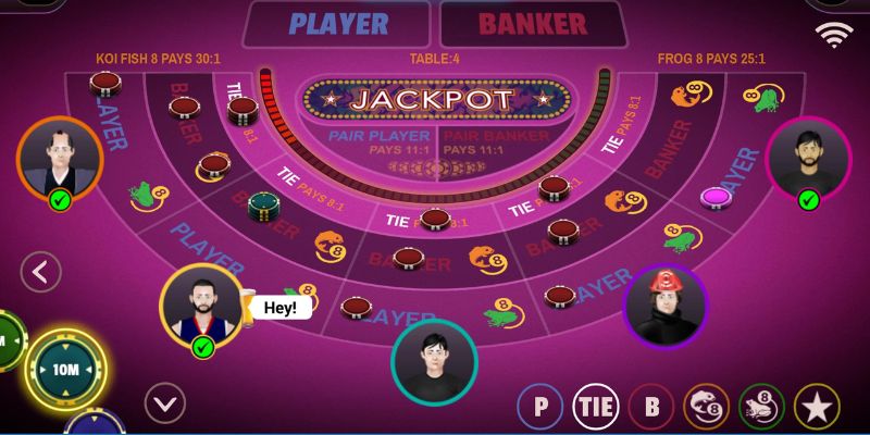 Đồ họa Baccarat đẹp mắt, nhiều tính năng